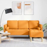  Set sofe s jastukom Tamno žuta Poliester | shoptok.hr