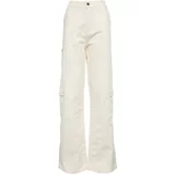Karl Kani Cargo hlače prljavo bijela