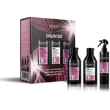 Redken Acidic Color Gloss Dream Big set: šampon Acidic Color Gloss 300 ml + balzam Acidic Color Gloss 300 ml + zaščitni sprej za lase Acidic Color Gloss Heat Protection Treatment 190 ml za ženske