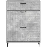 Ormar za cipele HAARLEM 78 x 24 x 103 cm Konstruirano drvo - Betonska siva | shoptok.hr
