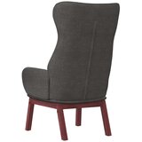  Stolica za opuštanje od tkanine tamnosiva | shoptok.hr