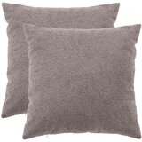  Presvlaka za jastuk 2 pcs HEERLEN Svjetlosiva 55 x 55 cm Boucl&amp;eacute; Slike