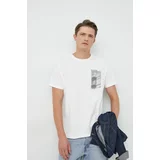 Pepe Jeans Pamučna majica boja: bijela, s tiskom