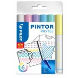 Pilot Marker Pintor Set PASTEL Mix FINE SW-PT-F-S6-PASTEL