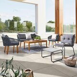 Lesnina-XXXL lounge garnitura trendy, barva akacije, antracit | Shoptok.si
