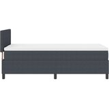  Krevet s opruga kutije Tamno siva i bijela 100 x 200 cm | shoptok.hr