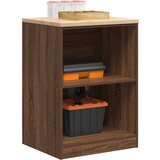 vidaXL Garažni ormar za odlaganje 60x51x85 cm masivne borovine | shoptok.hr
