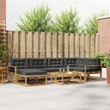  Set vanjskih sofa 7 kom. Bijela i antracit | shoptok.hr