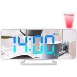 INF Budilka z RGB LED 180° vrtljivo projektorsko uro White, (21236323) Cene