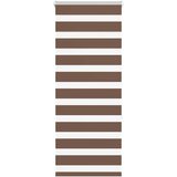 Zebra zavjesa smeđa 65x150 cm širina tkanine 60,9 cm poliester | shoptok.hr