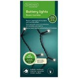 Lumineo Led novogodišnje lampice baterija 8 funkcija topla bela L710cm 497141