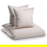 sleepwise Wonder Edition mekana posteljina, Taupe / bijela | shoptok.hr