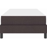 vidaXL Postelja z vzmetnico Drugo Temno rjava 100 x 200 cm blago | Shoptok.si
