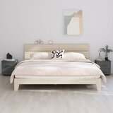 vidaXL noćni ormarići 2 kom tamnosivi 40x35x44,5 cm masivna borovina | shoptok.hr