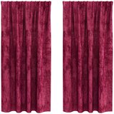  Baršunaste zavjese 2 pcs boja crnog vina 175 x 140 cm Baršun | shoptok.hr