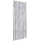 Furnova Zavesa proti mrčesu iz šenilje 90x220 cm siva in bela, (21917600) | Shoptok.si