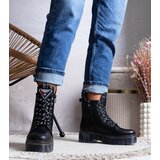 Gemre Black ankle boots natural leather Charlton | shoptok.hr