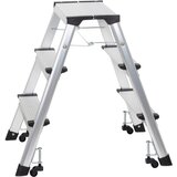 MID.YOU Zložljiva Lestev Solid Iv, Aluminij | Shoptok.si