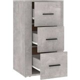  Komoda siva boja betona 40 x 33 x 70 cm od konstruiranog drva | shoptok.hr