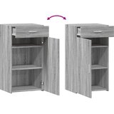  Komoda boja sivog hrasta sonome 50x42,5x93 cm konstruirano drvo | shoptok.hr