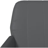  Fotelja sivi 61 x 78 x 80 cm od umjetne kože | shoptok.hr