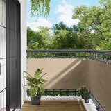  Balcony ekran Bež 75 x 200 cm PU prekriveni oksford alu | shoptok.hr