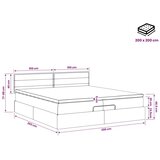  Podesivi krevet s madracem Crna 200 x 200 cm Tkanina - Crna 200 x 200 cm Dizajn linija | shoptok.hr