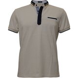 F * * K moška polo majica ruski ovratnik bež | Shoptok.si