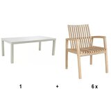 SUNFUN Set vrtnega pohištva Bari + Maja Stone (7 -del.) | Shoptok.si