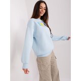 Wow Donna Sweatshirt-EM-BL-617-12.04-light blue | Shoptok.si