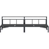  Ležaljka Crna 200 x 62 x 59 5 cm Tekstilen - bez jastučića | shoptok.hr