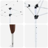  Rastezljivi šator za svadbe - šator za zabave Smeđa 575 x 288 x 245 cm | shoptok.hr