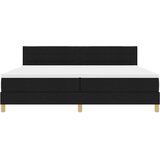  LED Box Spring Krevet s LED trakama Crna 200 x 200 cm tkanina | shoptok.hr