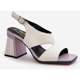 S. BARSKI Women's Sandals with White Stiletto Heel D&A | shoptok.hr
