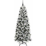  Umjetno božićno drvce Bijela 210 cm PVC, plastika, čelik i PE | shoptok.hr
