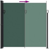 Bočna tenda na uvlačenje tamnozelena 200 x 600 cm | Eponuda.com
