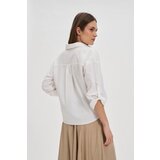 Marisse White Cotton Shirt | ePonuda.com