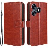 INORCO Za Tecno Spark 10 4G PU usnjena torbica za denarnico Crazy Horse Texture Stojalo Flip Ovitek za telefon, (22036597) Cene