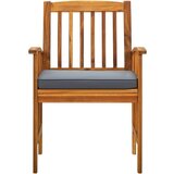  3-dijelni vrtni blagovaonski set od drva bagrema s jastucima | shoptok.hr
