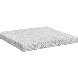 Postolje za suncobran granitno 25 kg četvrtasto sivo