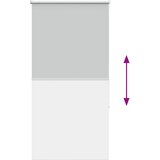 Rolo zavjesa Blackout svijetlo siva 65x175 cm Širina tkanine | shoptok.hr