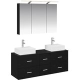  Set namještaja za kupaonicu 4 kom. Crni hrast | shoptok.hr