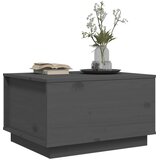  Stolić za kavu sivi 60 x 50 x 35 cm od masivne borovine | shoptok.hr