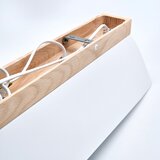  plafonsko svetlo esme 5xE27/15W/230V bela/hrast | Eponuda.com