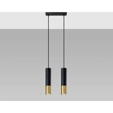  Obesna svetilka LOOPEZ 2 črna/zlata, (21347482) | Shoptok.si