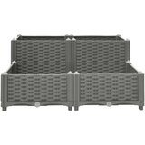  Povišena gredica 80x80x38 cm od polipropilena | shoptok.hr