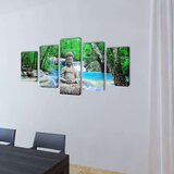  Zidne Slike na Platnu s Printom Buddha 200 x 100 cm | shoptok.hr