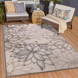 Lesnina XXXL PREPROGA ZA ZUNANJO UPORABO Floral 80/150 cm tkano krem barve, bež | Shoptok.si