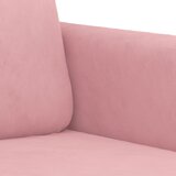  3-dijelni set sofa s jastucima ružičasti baršunasti | shoptok.hr