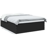 vidaXL Okvir za krevet crni 160x200 cm konstruirano drvo | shoptok.hr